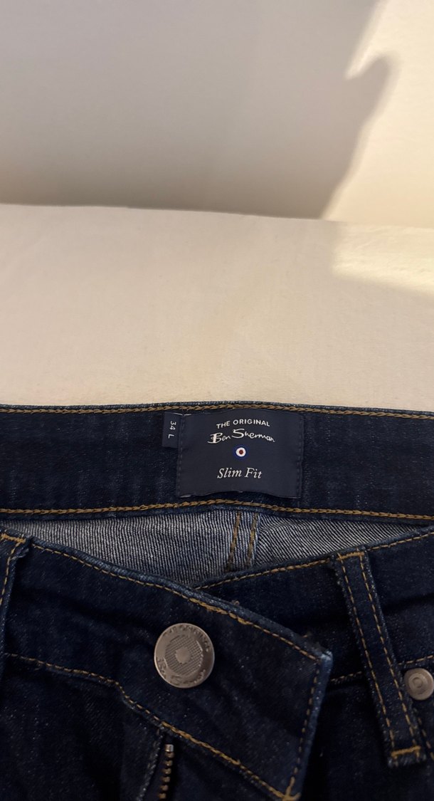 Lacivert Regular Fit Erkek Kot Pantolon - Görsel 2