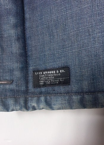 İçi polar vintage kot mont - Görsel 3