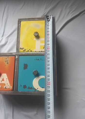 Retro Vintage mdf dekor çekmece - Görsel 3