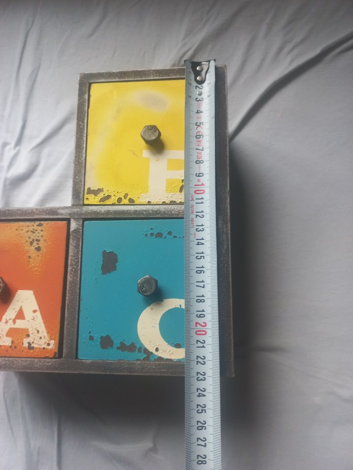 Retro Vintage mdf dekor çekmece - Görsel 3