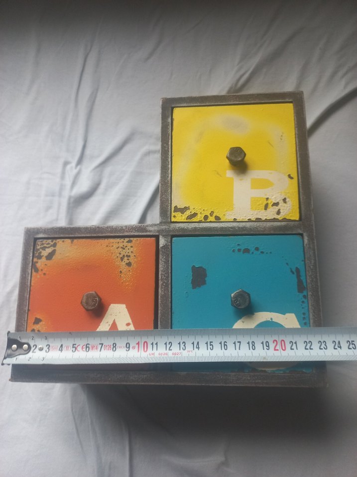 Retro Vintage mdf dekor çekmece - Görsel 4