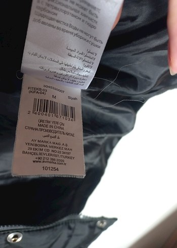 Düğmeli Siyah Erkek Fabrika Mont - Görsel 3