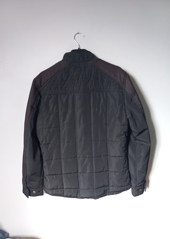 Düğmeli Siyah Erkek Fabrika Mont - Görsel 6