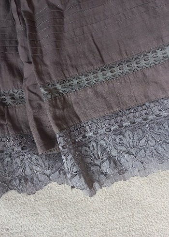 Bohem Tarz Uzun Keten Etek - Görsel 3