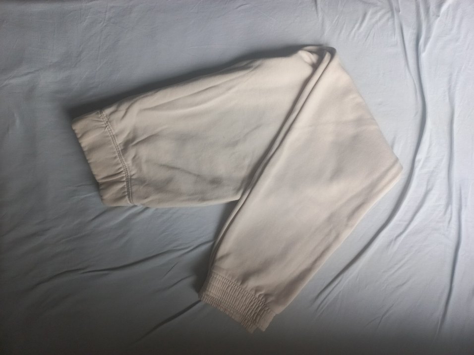 Kadın Krem lastikli bilek eşofman - Görsel 2