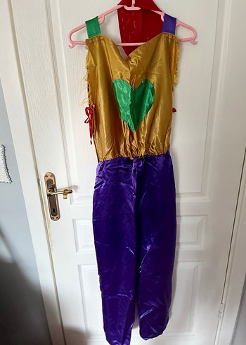 Renkli Askılı Kadın Tulum - Görsel 5