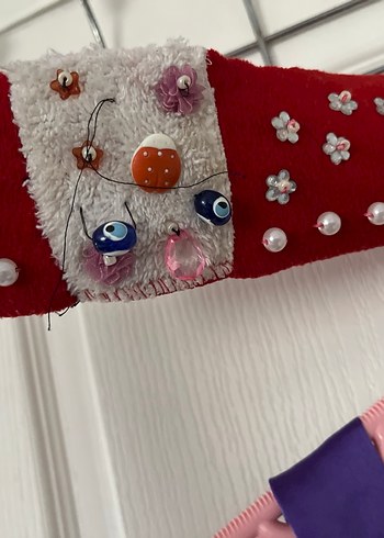 Renkli Askılı Kadın Tulum - Görsel 3