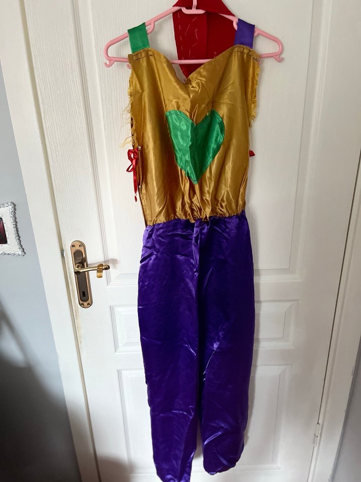 Renkli Askılı Kadın Tulum - Görsel 5