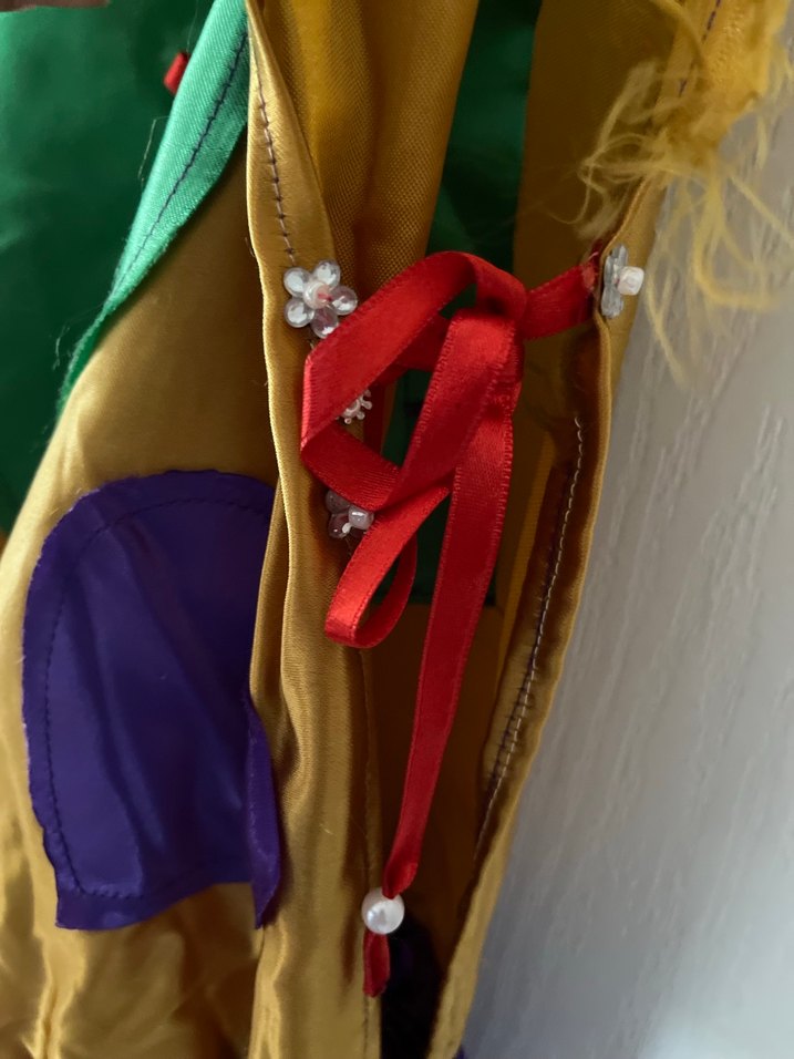 Renkli Askılı Kadın Tulum - Görsel 2