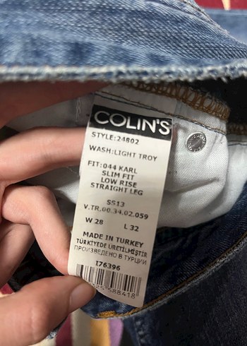 Erkek Mavi Denim Bol Kesim Kot Pantolon - Görsel 6