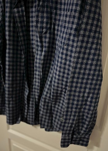 Gri Erkek Uzun Kollu Gömlek - Görsel 4