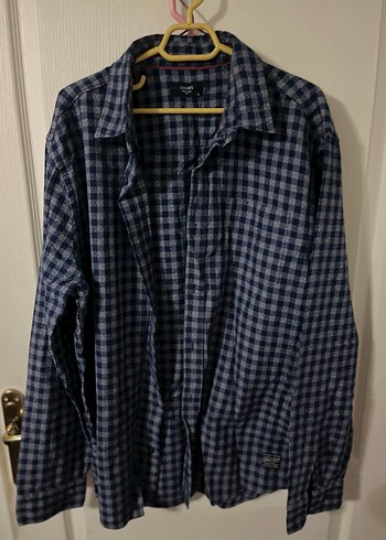 Gri Erkek Uzun Kollu Gömlek - Görsel 5