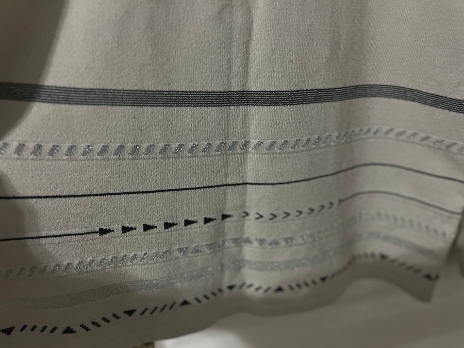 Gri Triko Uzun Kollu Kadın Kazak - Görsel 4