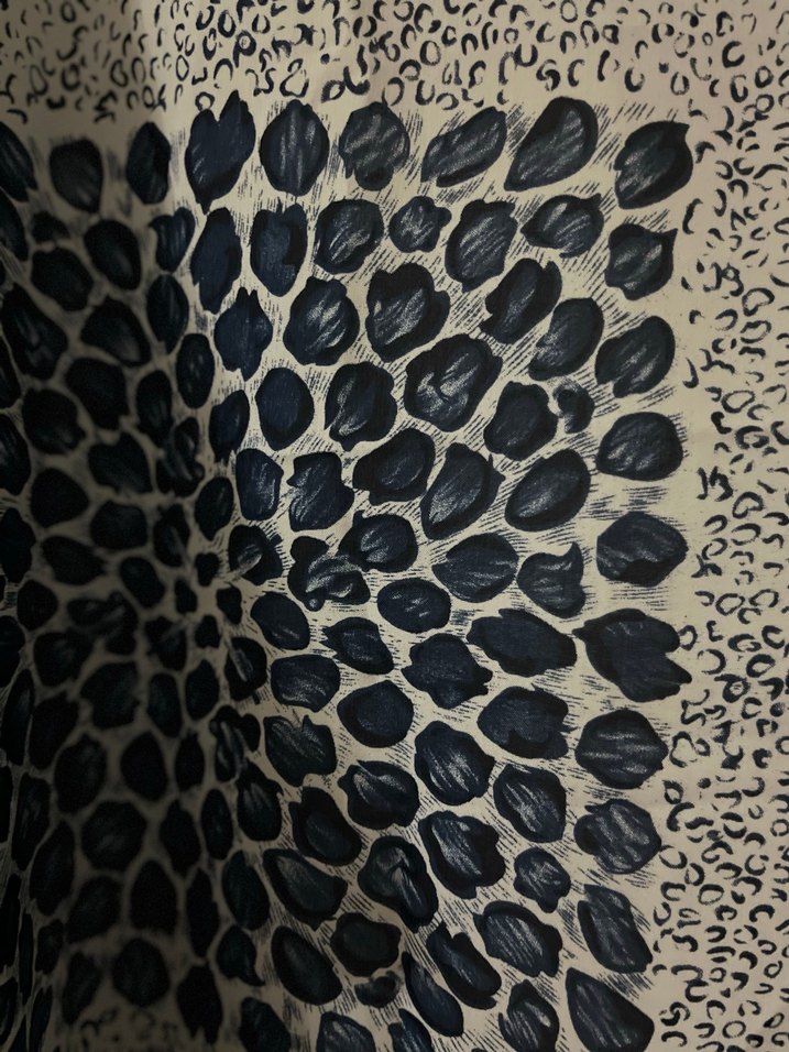 Drapeli Mavi Gri Kadın Şal - Görsel 2