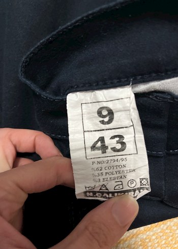 Erkek Siyah Kemerli Denim Pantolon - Görsel 6