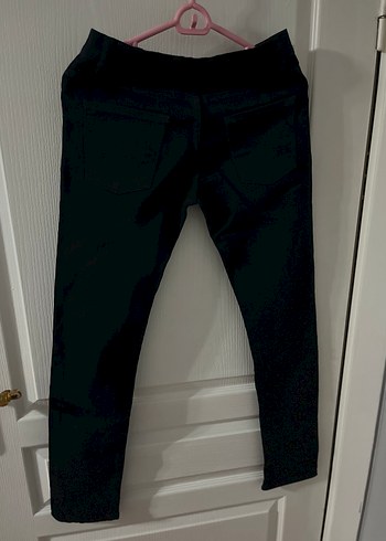 Erkek Siyah Kemerli Denim Pantolon - Görsel 4