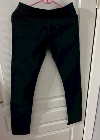 Erkek Siyah Kemerli Denim Pantolon - Görsel 5