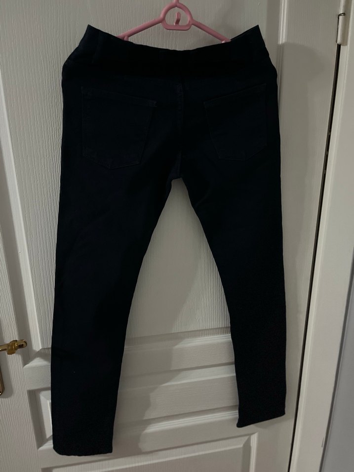 Erkek Siyah Kemerli Denim Pantolon - Görsel 4