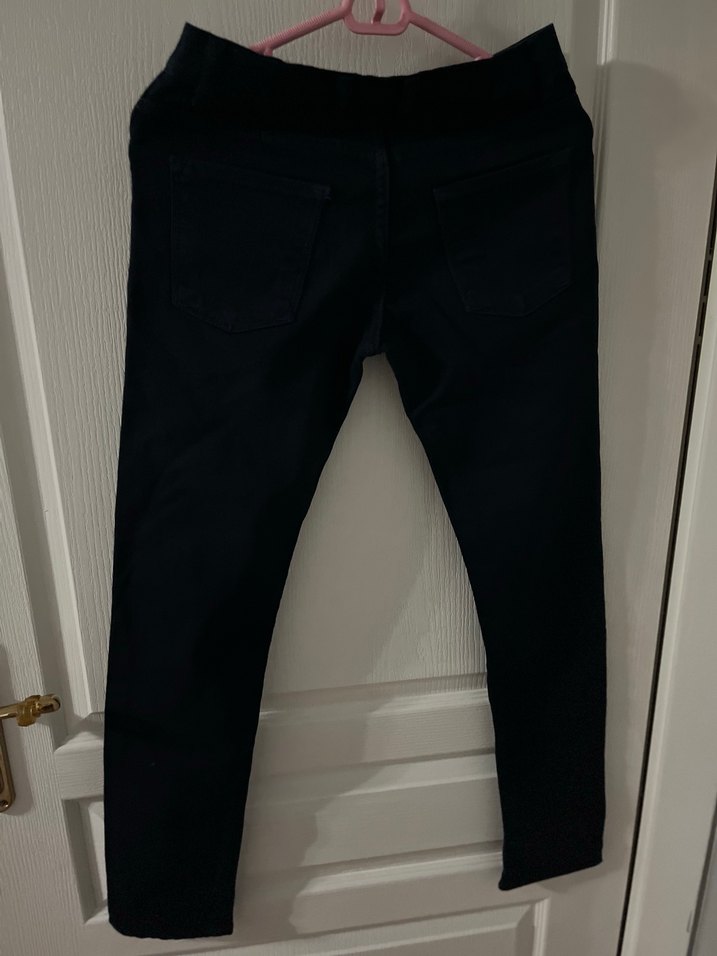 Erkek Siyah Kemerli Denim Pantolon - Görsel 3