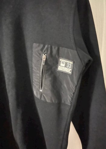 Siyah Fermuarlı Erkek Sweatshirt - Görsel 3