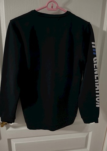 Siyah Fermuarlı Erkek Sweatshirt - Görsel 5