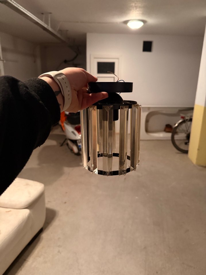 Bej Renkli Koyu Tonda Abajur Başlığı - Görsel 3