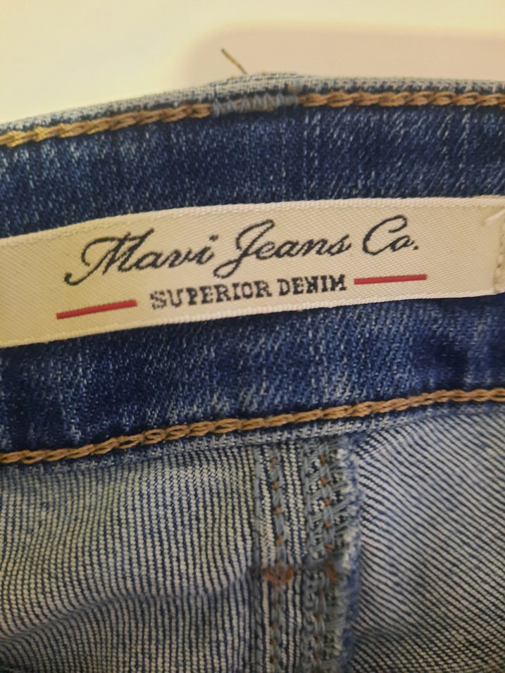 Kadın Mavi Denim Normal Kesim Jean - Görsel 3