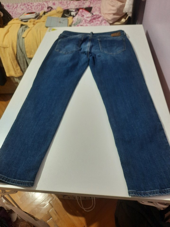 Kadın Mavi Denim Normal Kesim Jean - Görsel 2