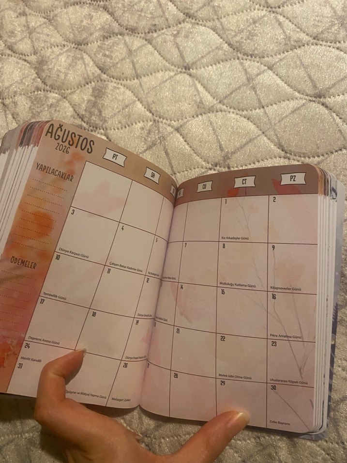 2026 Pastel Pembe Planlayıcı - Görsel 4