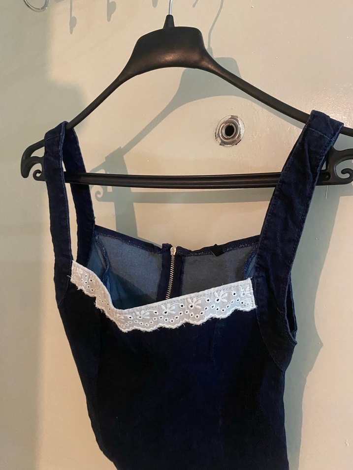 Dantelli Siyah Gotik Mini Bustiyer - Görsel 2