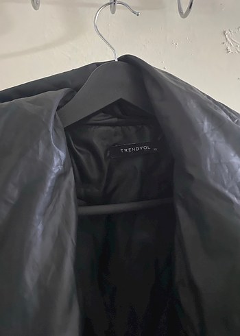 Sokak Stili Siyah Kemerli Midi Kadın Ceket - Görsel 2