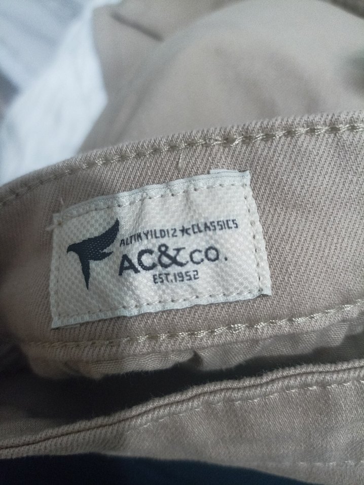 Bej Regular Fit Kot Erkek Pantolon - Görsel 2