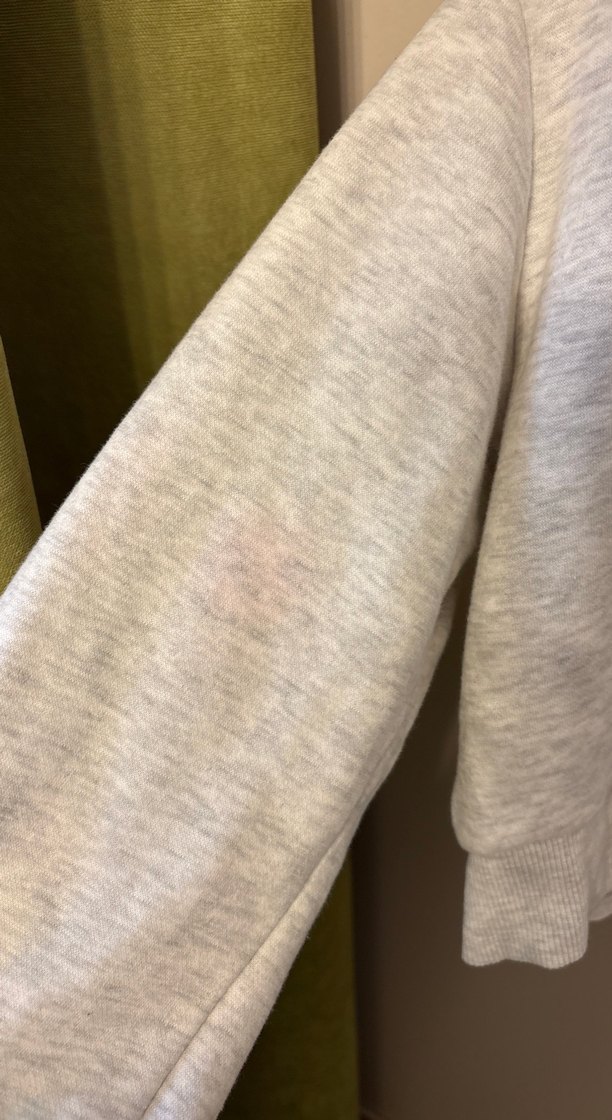 Gri Fermuarlı Kadın Sweatshirt - Görsel 4