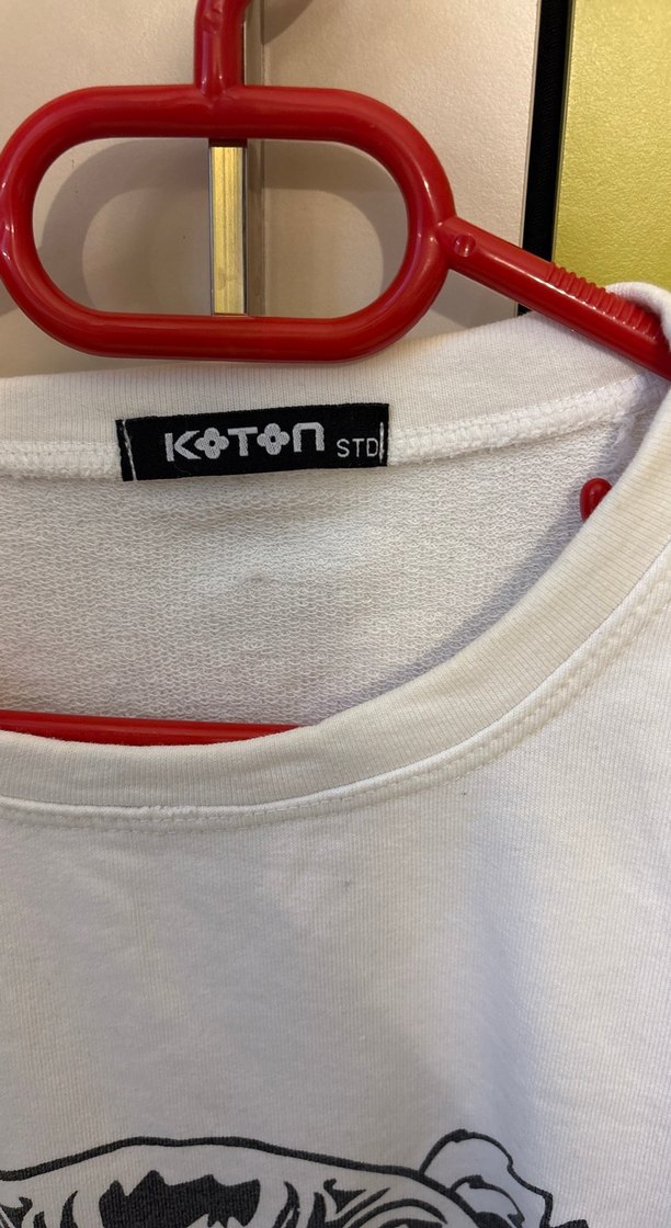 Kenzo Baskılı Beyaz Kadın Sweatshirt - Görsel 2