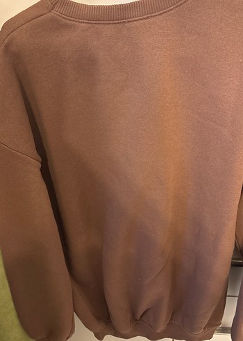 Kadın Kahverengi Baskılı Sweatshirt - Görsel 2