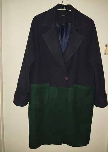 İki Renkli Uzun Kaban - Görsel 2