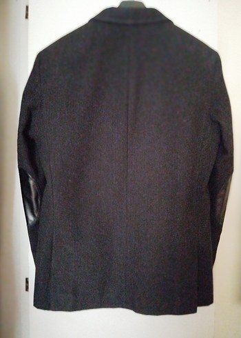 Düğmeli Siyah Erkek Ofis- spor Ceketi - Görsel 2