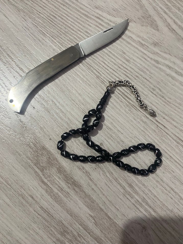 Gümüş kakma olur taşı tesbih - Görsel 2