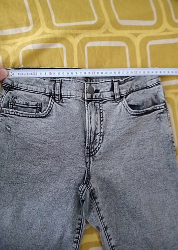 Gri Elastik Erkek Denim Pantolon - Görsel 2