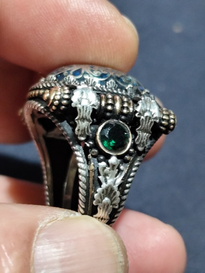 ÖZEL TASARIM GÜMÜŞ Erkek Yüzük - Görsel 4