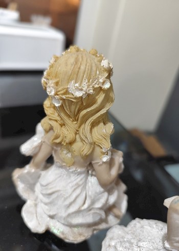 Beyaz Dekoratif Kız Figürleri - Görsel 7