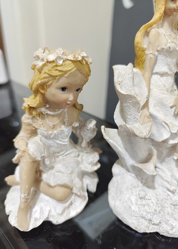 Beyaz Dekoratif Kız Figürleri - Görsel 5