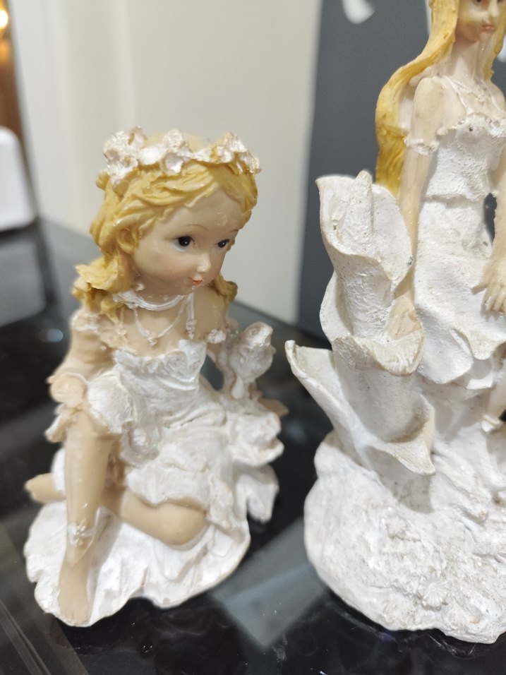 Beyaz Dekoratif Kız Figürleri - Görsel 5