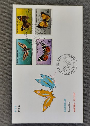 EFEMERA  Pul Zarfı LOTU - Görsel 5