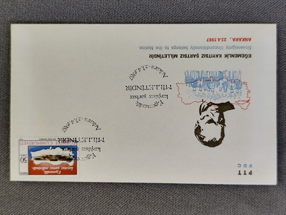 EFEMERA  Pul Zarfı LOTU - Görsel 4