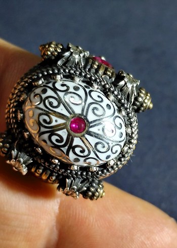 ÖZEL TASARIM GÜMÜŞ ERKEK YÜZÜK - Görsel 5