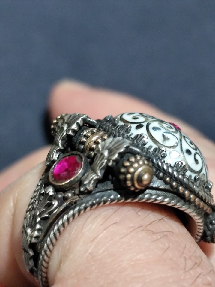 ÖZEL TASARIM GÜMÜŞ ERKEK YÜZÜK - Görsel 4