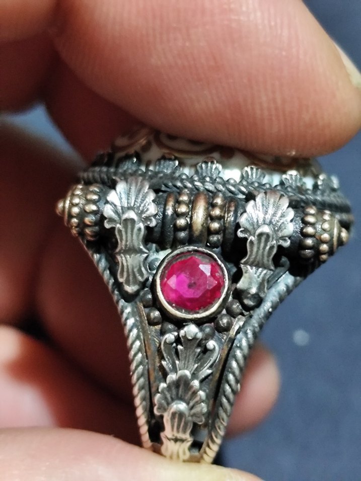 ÖZEL TASARIM GÜMÜŞ ERKEK YÜZÜK - Görsel 2