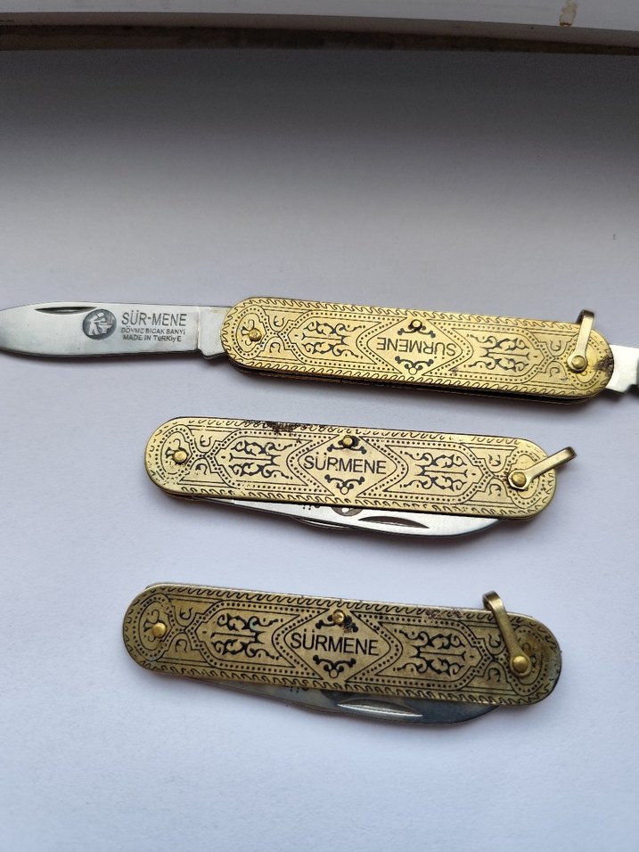 3 Adet SÜRMENE Çep Çakısı - Görsel 2