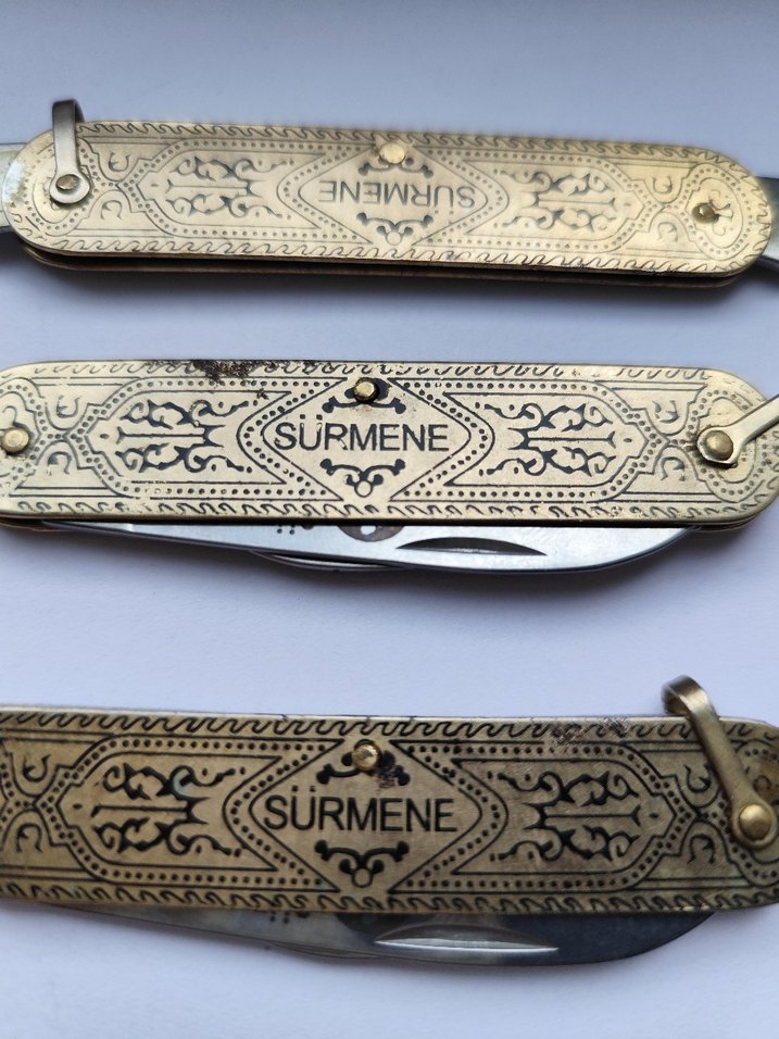 3 Adet SÜRMENE Çep Çakısı - Görsel 4